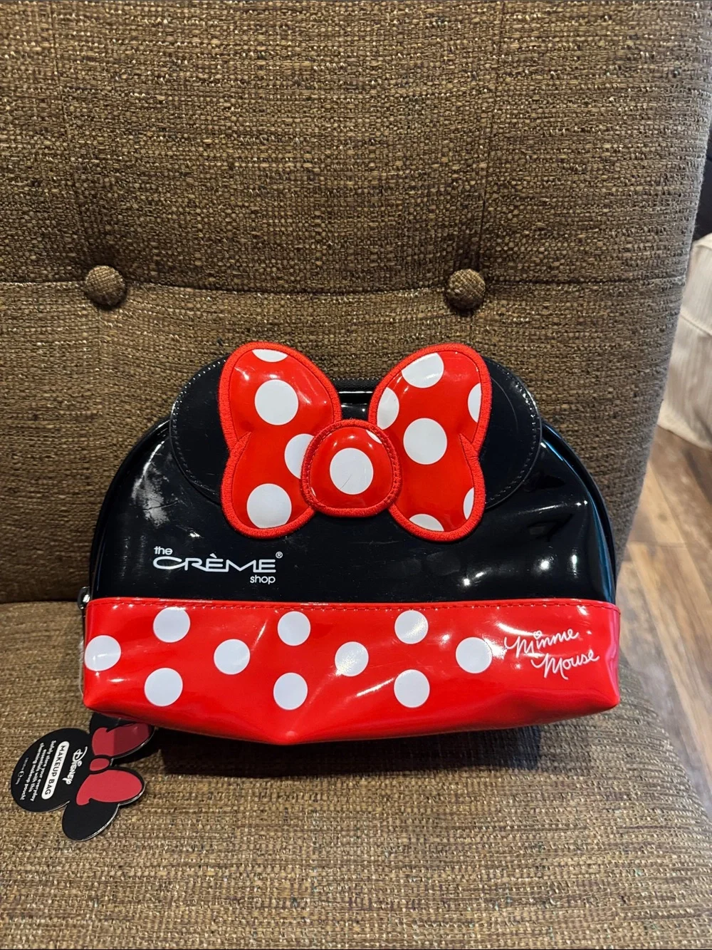 Disney Minnie Mouse x the crème shop makeup cosmetic bag NWT